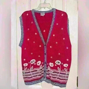 Vintage 1980’s Sweater Vest Size L/XL